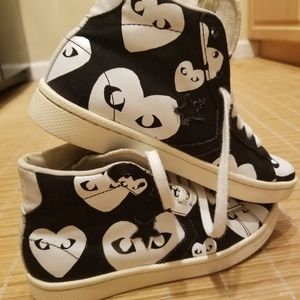 Comme des garcons  converse men 6 women 7.5